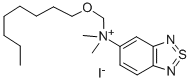 (2,1,3-Benzothia(S IV)diazol-5-yl)dimethyloctoxymethylammonium iodide CAS#: 102571-37-9