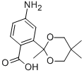 4-amino-2-[2,5,5-trimethyl-[1,3]dioxan-2-yl]-benzoic	acid CAS#: 217197-05-2