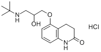 2(1H)-QUINOLINONE, 5-[3-[(1,1-DIMETHYLETHYL)AMINO]-2-HYDROXYPROPOXY]-3,4-DIHYDRO-, MONOHYDROCHLORIDE CAS#: 51781-21-6