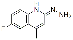 2(1H)-Quinolinone,6-fluoro-4-methyl-,hydrazone(9CI) CAS#: 108099-80-5