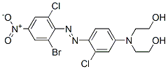 2,2'-[[4-[(2-bromo-6-chloro-4-nitrophenyl)azo]-3-chlorophenyl]imino]bisethanol CAS#: 17464-91-4