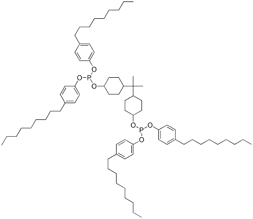 2,2-Bis[4-[bis(p-nonylphenoxy)phosphinooxy]cyclohexyl]propane CAS#: 17361-79-4
