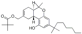 2,2-DiMethyl-propanoic Acid (6aR-trans)-[3-(1,1-DiMethylheptyl)-6a,7,10,10a-tetrahydro-1-hydroxy-6,6-diMethyl-6H-dibenzo[b,d]pyran-9-yl]Methyl Ester CAS#: 113418-02-3