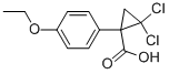 2,2-Dichloro-1-(4'-ethoxyphenyl)cyclopropane-1-carboxylic acid CAS#: 104023-75-8