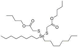 2,2'-[(Dioctylstannylene)bis(thio)]diacetic acid dibutyl ester CAS#: 27107-88-6