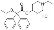 2,2-Diphenyl-2-ethoxyacetic acid (1-ethyl-4-piperidyl) ester hydrochlo ride CAS#: 2909-91-3