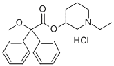 2,2-Diphenyl-2-methoxyacetic acid (1-ethyl-3-piperidyl) ester hydrochl oride CAS#: 2909-87-7