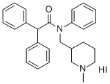 2,2-Diphenyl-N-((1-methyl-3-piperidyl)methyl)acetanilide hydriodide CAS#: 101651-72-3