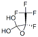 2,2-Oxiranediol,3-fluoro-3-(trifluoromethyl)-,(3R)-(9CI) CAS#: 232260-61-6