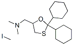 2,2-dicyclohexyl-5-((dimethylamino)methyl)-1,3-oxathiolane methiodide CAS#: 101990-82-3