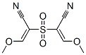 2,2'-sulfonylbis(3-methoxy-2-propenenitrile) CAS#: 112831-03-5