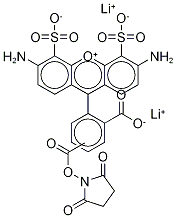 3,6-DiaMino-9-[2-carboxy-4(or 5)-[[(2,5-dioxo-1-pyrrolidinyl)oxy]carbonyl]phenyl]-4,5-disulfoxanthyliuM Inner Salt LithiuM Salt CAS#: 222164-96-7