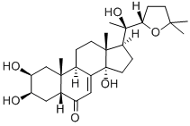 22,25-Epoxy-2,3,14,20-tetrahydroxycholest-7-en-6-one CAS#: 26361-67-1