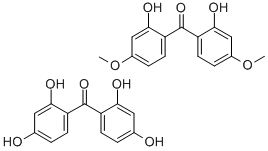 2,2'4,4'-TETRAHYDROXYBENZOPHENONE AND 2,2'-DIHYDROXY-4,4'-DIMETHOXYBENZOPHENONE CAS#: 1341-54-4