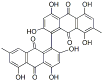 2,2',4,4',5,5',8-Heptahydroxy-7,7'-dimethyl[1,1'-bianthracene]-9,9',10,10'-tetrone CAS#: 18693-31-7