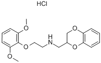 2((2,6-DIMETHOXYPHENOXY-ETHYL)*AMINOMETHYL)-1,4-BENZ CAS#: 2170-58-3