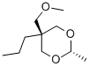 5α-(Methoxymethyl)-2β-methyl-5β-propyl-1,3-dioxane CAS#: 22645-38-1