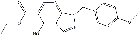 ethyl 4-hydroxy-1-(4-Methoxybenzyl)-1H-pyrazolo[3,4-b]pyridine-5-carboxylate CAS#: 227617-15-4