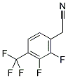 2,3-DIFLUORO-4-(TRIFLUOROMETHYL)PHENYLACETONITRILE CAS#: 240800-44-6