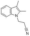 2,3-DIMETHYLINDOLE-1-PROPANENITRILE CAS#: 26019-47-6
