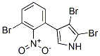 2,3-Dibromo-4-(3-bromo-2-nitrophenyl)-1H-pyrrole CAS#: 23305-91-1