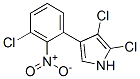 2,3-Dichloro-4-(3-chloro-2-nitrophenyl)-1H-pyrrole CAS#: 21390-86-3
