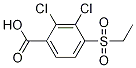 2,3-Dichloro-4-(ethylsulfonyl)benzoic acid CAS#: 105917-76-8