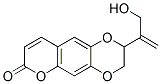 2,3-Dihydro-2-[1-(hydroxymethyl)ethenyl]-7H-pyrano[2,3-g]-1,4-benzodioxin-7-one CAS#: 16167-06-9