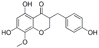 2,3-Dihydro-5,7-dihydroxy-3-[(4-hydroxyphenyl)methyl]-8-methoxy-4H-1-benzopyran-4-one CAS#: 27245-79-0