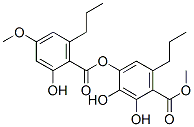 2,3-Dihydroxy-4-[(2-hydroxy-4-methoxy-6-propylbenzoyl)oxy]-6-propylbenzoic acid methyl ester CAS#: 103142-15-0