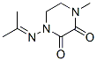 2,3-Piperazinedione,1-methyl-4-[(1-methylethylidene)amino]-(9CI) CAS#: 259105-93-6