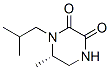 2,3-Piperazinedione,6-methyl-1-(2-methylpropyl)-,(6S)-(9CI) CAS#: 256663-79-3