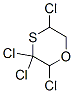 2,3,3,5-Tetrachloro-1,4-oxathiane CAS#: 18327-91-8