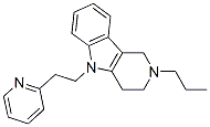 2,3,4,5-Tetrahydro-2-propyl-5-[2-(2-pyridyl)ethyl]-1H-pyrido[4,3-b]indole CAS#: 16566-76-0