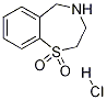 2,3,4,5-tetrahydrobenzo[f][1,4]thiazepine 1,1-dioxide hydrochloride CAS#: 24187-83-5