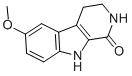 2,3,4,9-tetrahydro-6-methoxy-1H-pyrido[3,4-b]indol-1-one CAS#: 17952-87-3