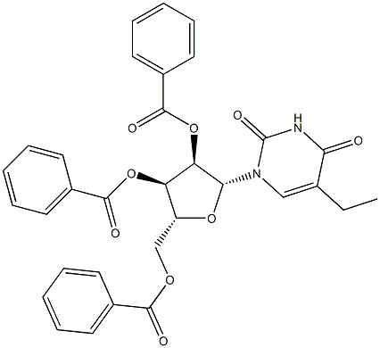 2',3',5'-Tri-O-benzoyl-5-ethyluridine CAS#: 25692-02-8
