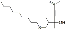 2,3,6-trimethyl-1-nonylsulfanyl-hept-6-en-4-yn-3-ol CAS#: 102244-22-4