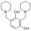 2,4-Bis(1-piperidinylmethyl)-1,3-benzenediol CAS#: 108118-36-1