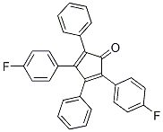 2,4-Bis(4-fluorophenyl)-3,5-diphenyl-2,4-cyclopentadien-1-one CAS#: 22818-67-3