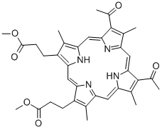 2,4 DIACETYL DEUTEROPORPHYRIN IX DIMETHYL ESTER CAS#: 10591-31-8