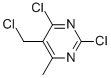 2,4-DICHLORO-5-(CHLOROMETHYL)-6-METHYLPYRIMIDINE CAS#: 16768-43-7