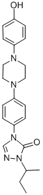 2,4-DIHYDRO-4-[(4-(4-HYDROXYPHENYL)-1-PIPERAZINYL)PHENYL]-2-(1-METHYLPROPYL)-3H-1,2,4-TRIAZOLE-3-ONE CAS#: 106461-41-0