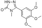 2,4-Dihydro-4-methyl-5-(3,4,5-trimethoxyphenyl)-3H-1,2,4-triazol-3-one CAS#: 108132-87-2
