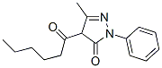 2,4-Dihydro-5-methyl-4-(1-oxohexyl)-2-phenyl-3H-pyrazol-3-one CAS#: 18667-23-7