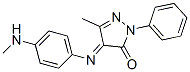 2,4-Dihydro-5-methyl-4-[[4-(methylamino)phenyl]imino]-2-phenyl-3H-pyrazol-3-one CAS#: 13617-66-8