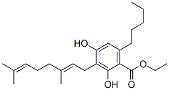 2,4-Dihydroxy-3-[(E)-3,7-dimethyl-2,6-octadienyl]-6-pentylbenzoic acid ethyl ester CAS#: 18793-33-4