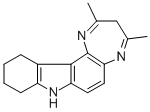 2,4-Dimethyl-3,8,9,10,11,12-hexahydro-(1,4)diazepino(2,3-a)carbazole CAS#: 107369-98-2