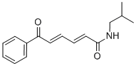 2,4-Hexadienamide, N-(2-methylpropyl)-6-oxo-6-phenyl-, (E,E)- CAS#: 108331-88-0