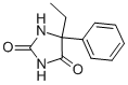 2,4-Imidazolidinedione, 5-ethyl-5-phenyl-, (+-)- CAS#: 2216-93-5